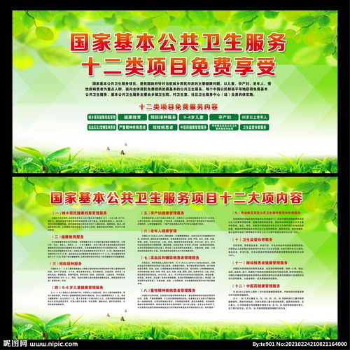 守護(hù)全民健康，助力兒童成長 國家基本公共衛(wèi)生服務(wù)與招生輔助服務(wù)展板圖解
